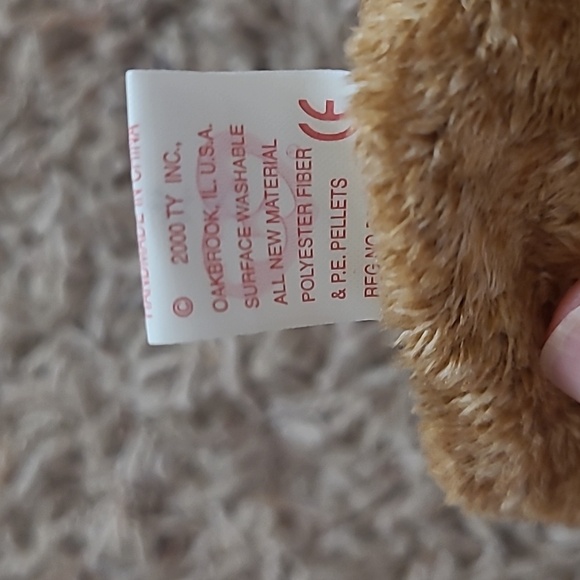 TY Beanie Baby - 2000 Roxie the Reindeer-Red Nose - Picture 7 of 8